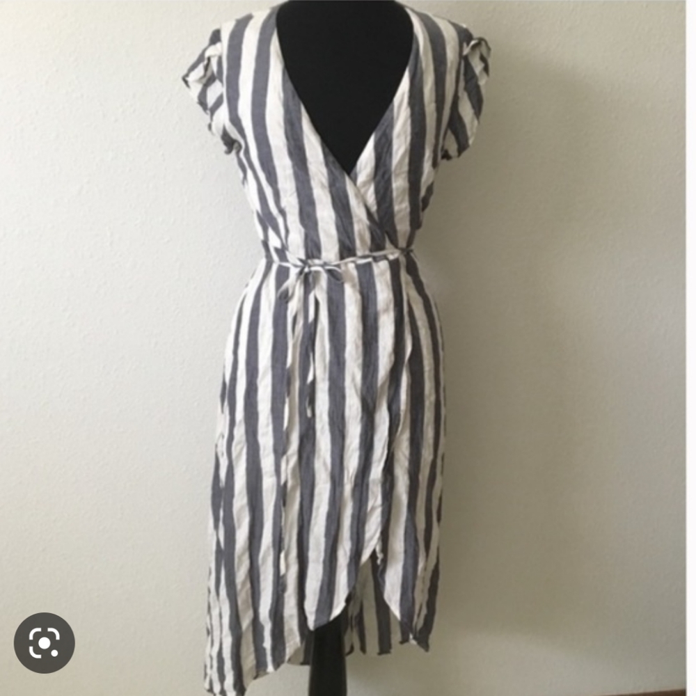 High Low Nautical Striped Dress